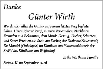 Günter Wirth