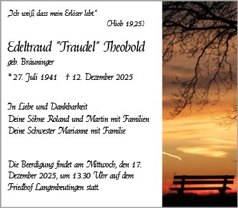Edeltraud Theobold