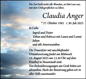 Claudia Anger