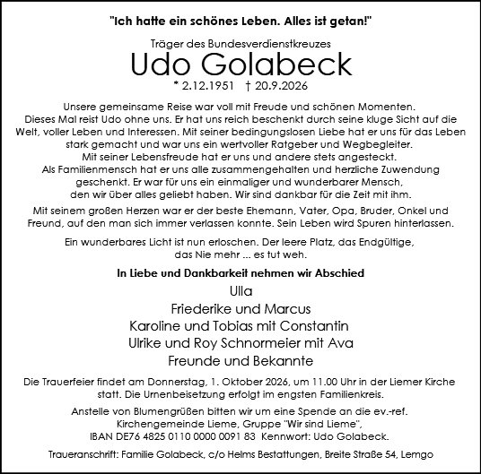 Udo Golabeck