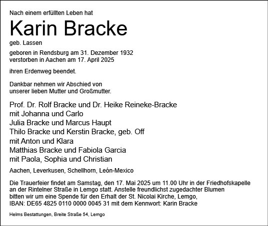 Karin Bracke