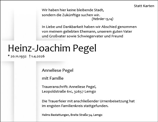 Heinz-Joachim Pegel