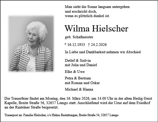 Wilma Hielscher
