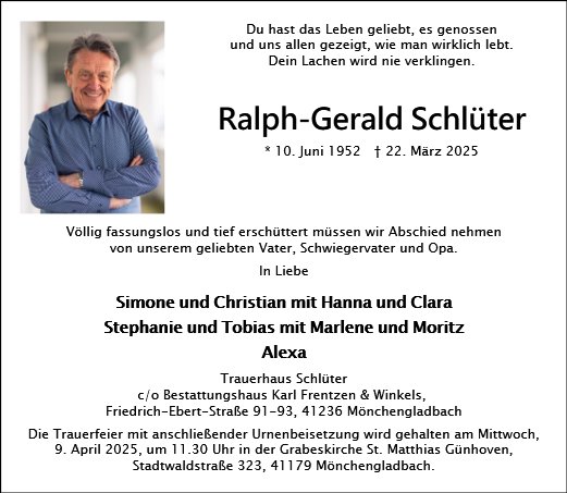Ralph-Gerald Steffen Schlüter