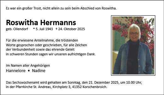 Roswitha Hermanns