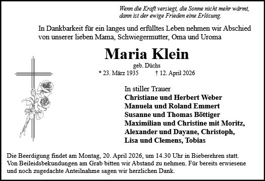 Maria Klein
