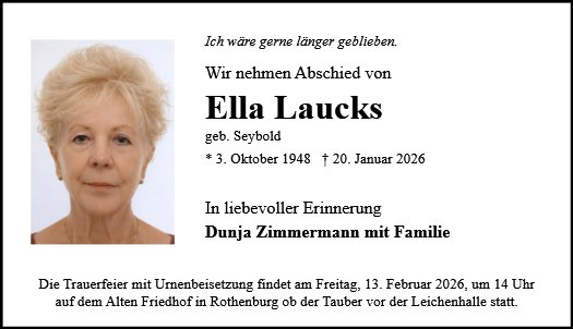 Edeltraud Erika Laucks
