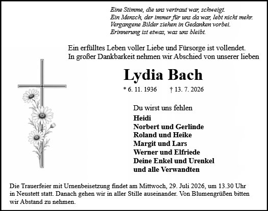 Lydia Bach