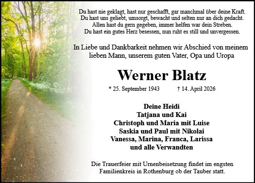 Werner Blatz