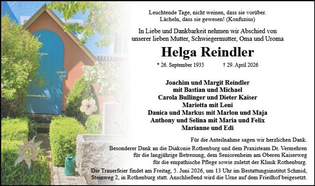 Helga Reindler