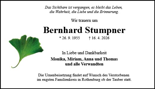 Bernhard Stumpner