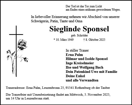 Sieglinde Sponsel