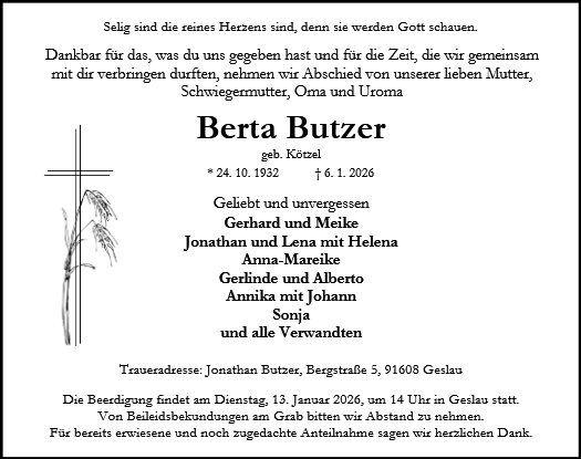 Berta Butzer