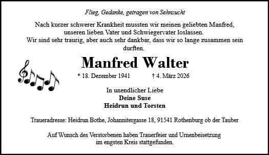 Manfred Walter