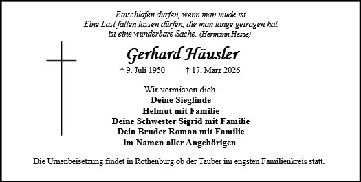 Gerhard Häusler