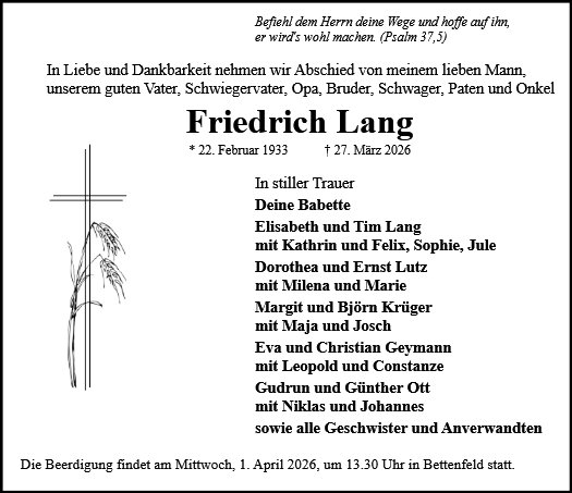 Friedrich Lang