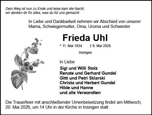Frieda Uhl
