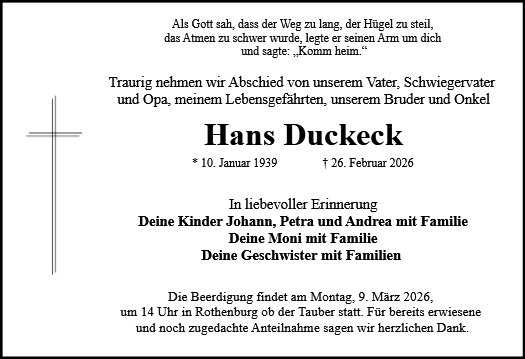 Hans Duckeck