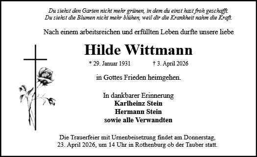 Hilde Wittmann