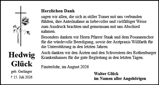 Hedwig Glück