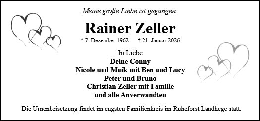 Rainer Zeller