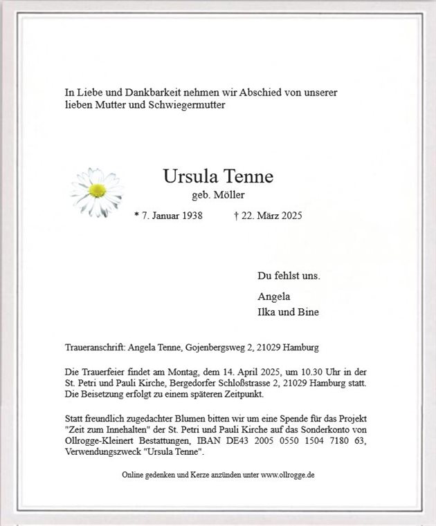 Ursula Tenne