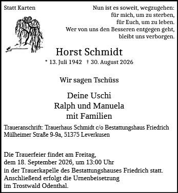 Horst Schmidt