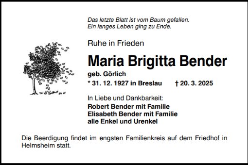 Maria Bender