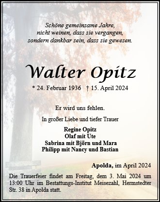 Walter Opitz