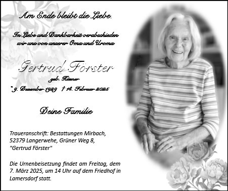Gertrud Förster