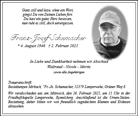 Franz-Josef Schumacher