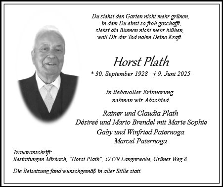 Horst Plath