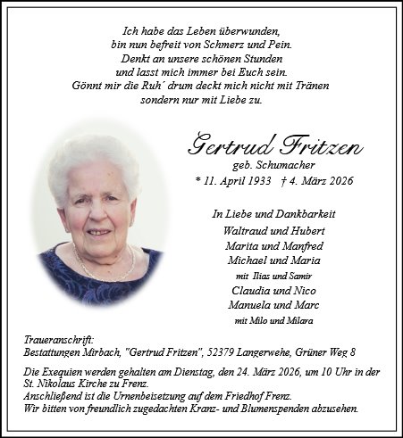 Gertrud Fritzen