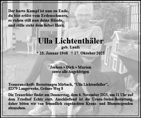 Ulla Lichtenthäler