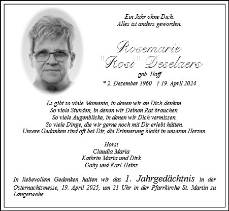 Rosemarie Deselaers