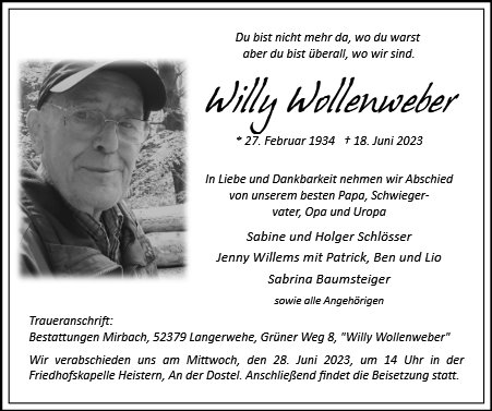 Willy Wollenweber