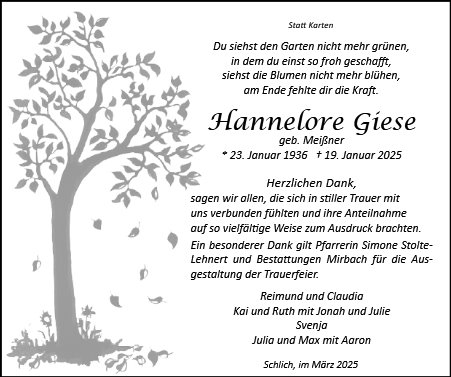 Hannelore Giese