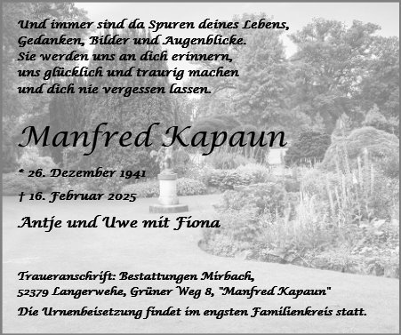 Manfred Kapaun