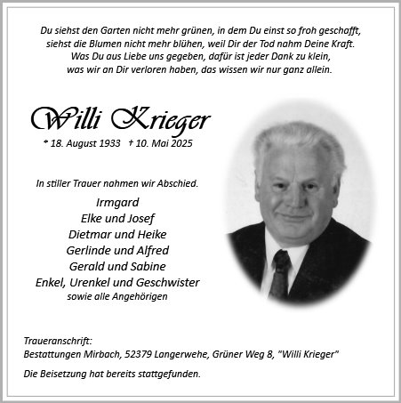 Willi Krieger