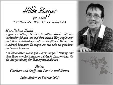 Hilde Bayer