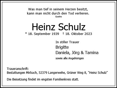 Heinz Schulz
