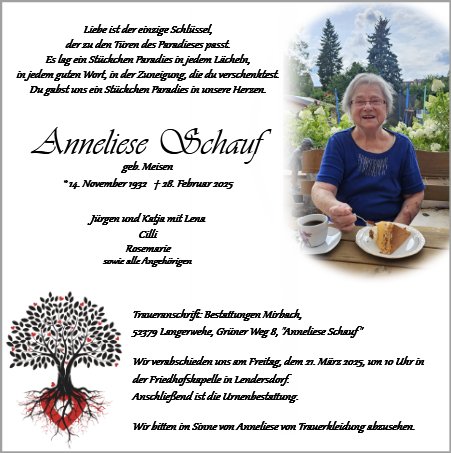 Anna Elisabeth Schauf