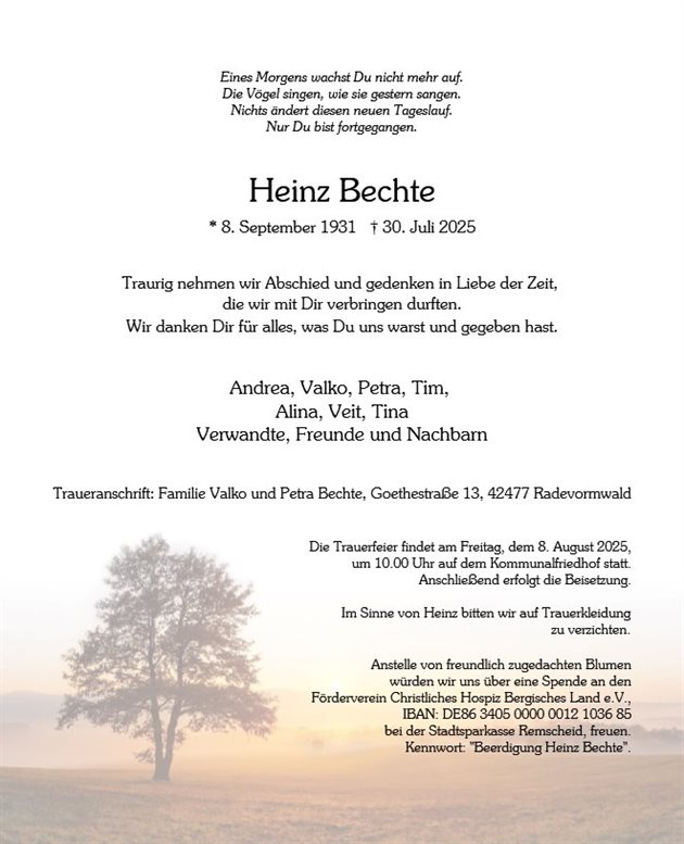 Heinrich Bechte