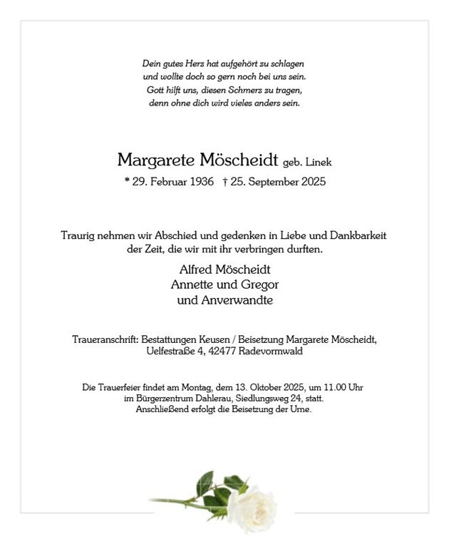 Margarete Möscheidt