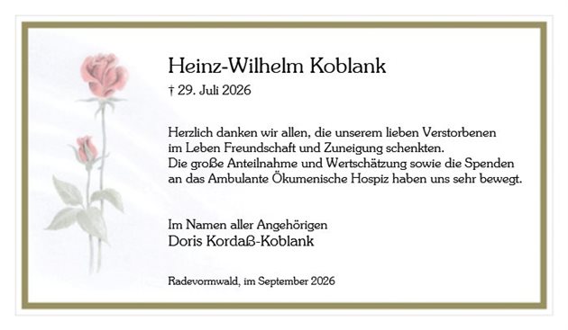 Heinz-Wilhelm Koblank
