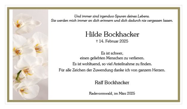 Hilde Bockhacker