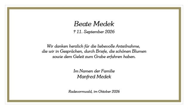 Beate Medek