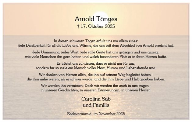 Arnold Toenges