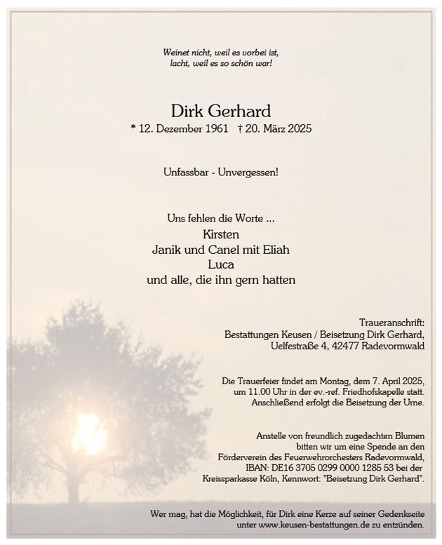 Dirk-Volker Gerhard