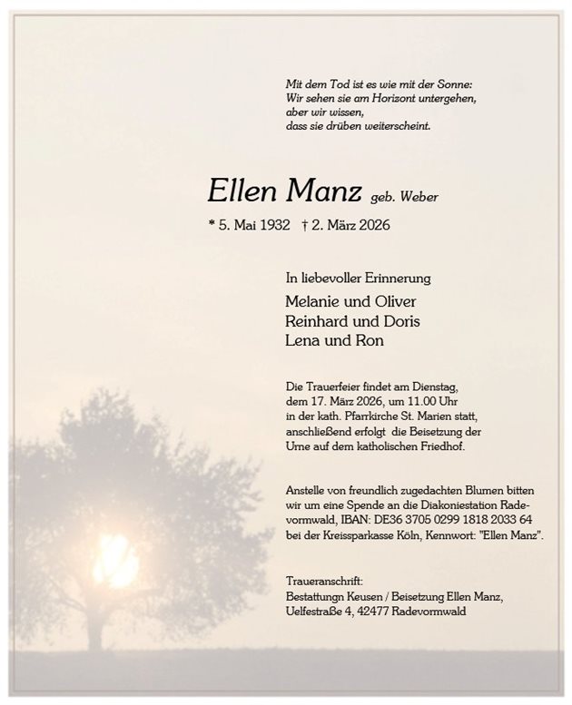 Ellen Manz